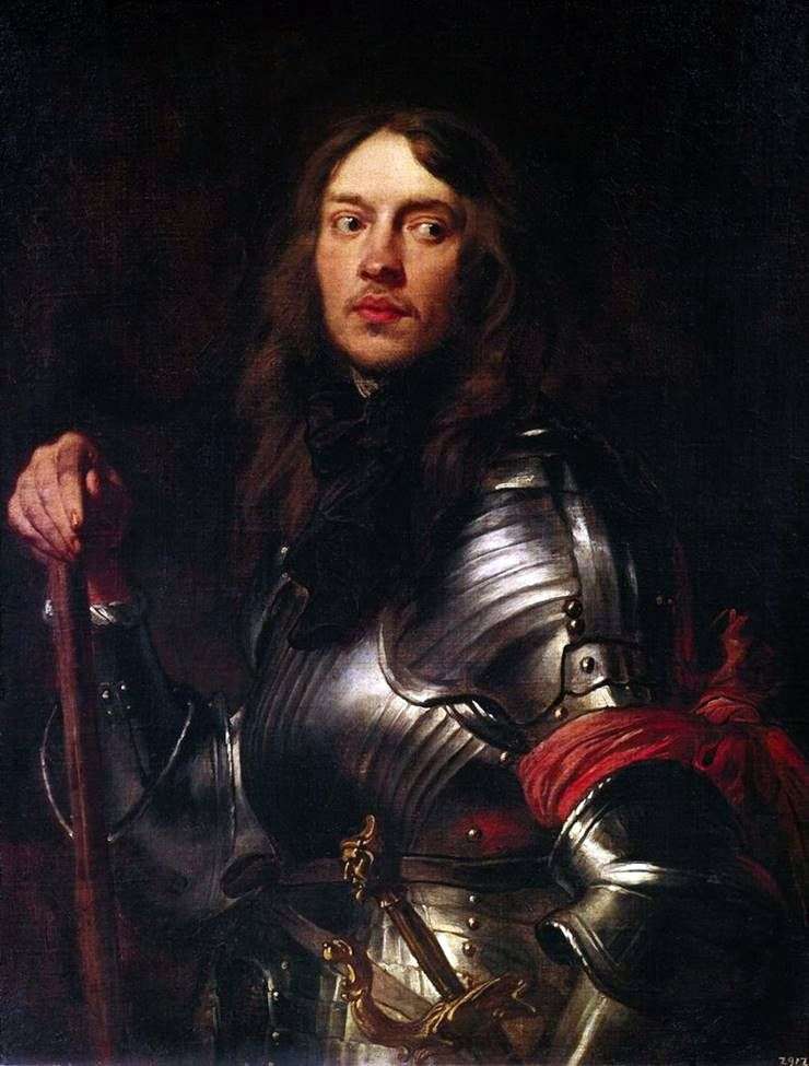Описание картины Портрет рыцаря с красной повязкой   Энтони Ван Дейк