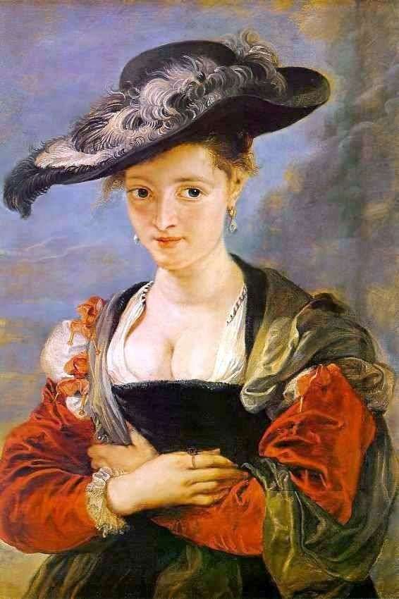 Описание картины Портрет Сюзанны Фоурмент (Соломенная шляпка)   Питер Рубенс
