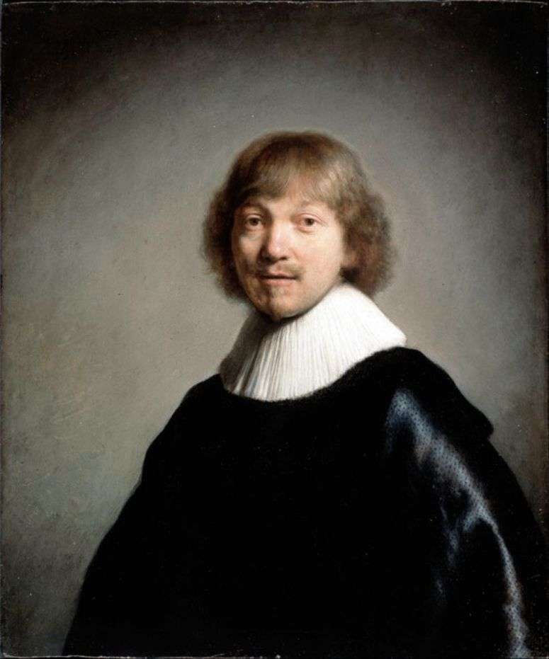 Описание картины Портрет Жака де Гейна III   Рембрандт Харменс Ван Рейн