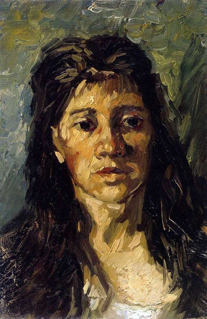 Описание картины Портрет женщины с распущенными волосами   Винсент Ван Гог