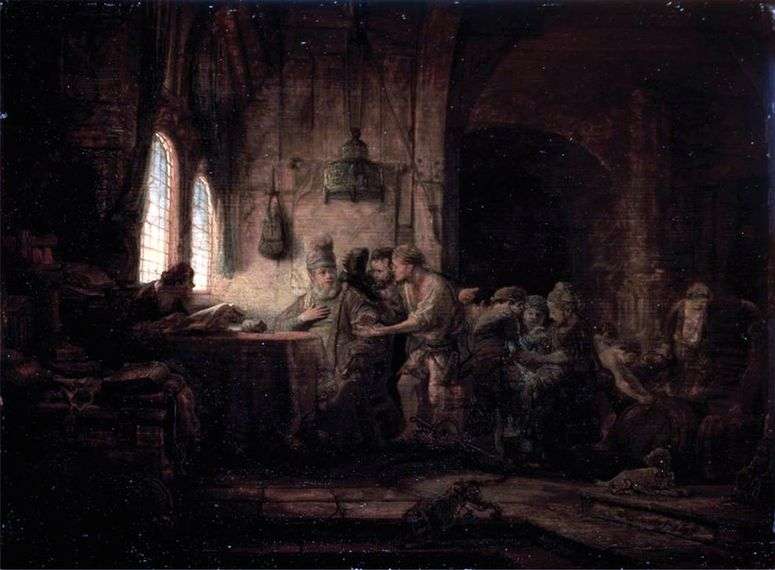 Описание картины Притча о работниках на винограднике   Рембрандт Харменс Ван Рейн