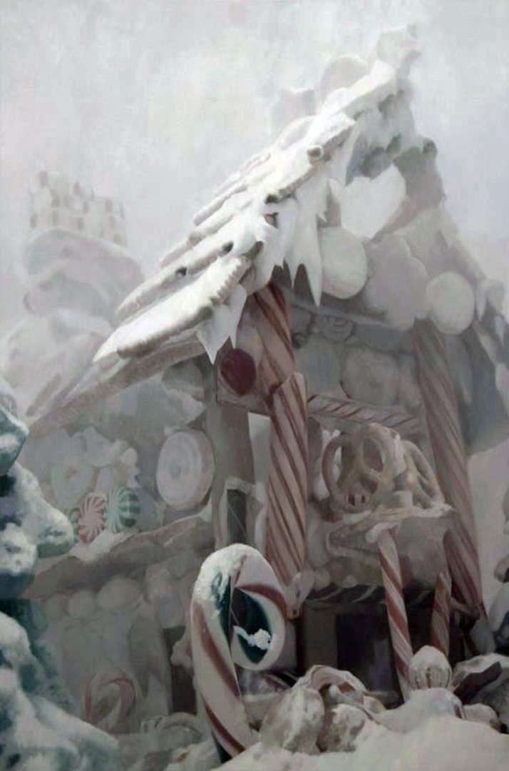 Описание картины Призрачный дом   Уилл Коттон