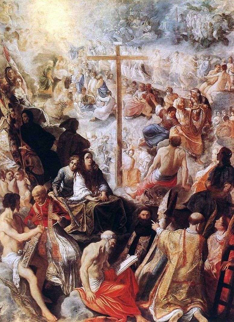 Описание картины Прославление креста   Адам Эльсхеймер