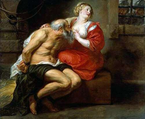 Описание картины Римское милосердие (Цимон и Перо)   Питер Рубенс