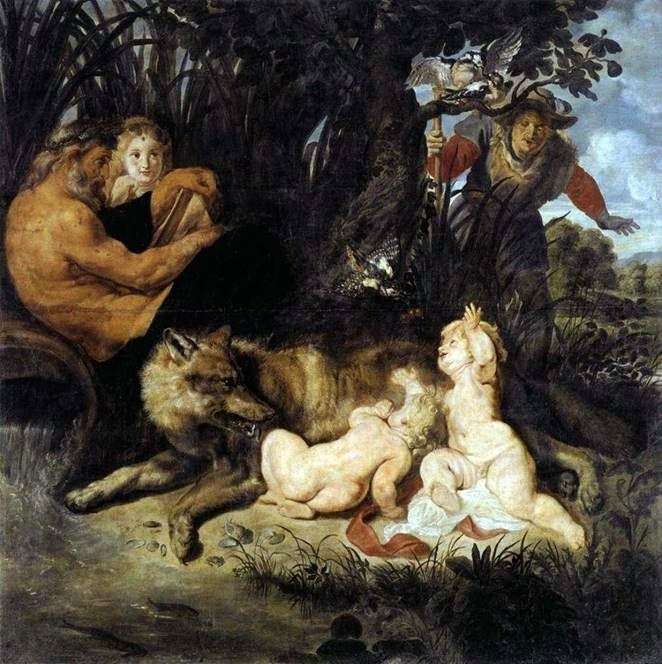 Описание картины Ромул и Рем с волчицей   Питер Рубенс