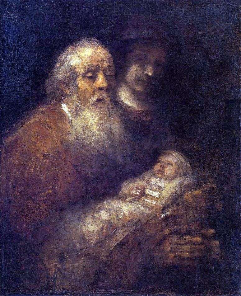 Описание картины Симеон во храме   Рембрандт Харменс Ван Рейн
