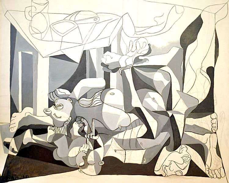 Описание картины Склеп   Пабло Пикассо