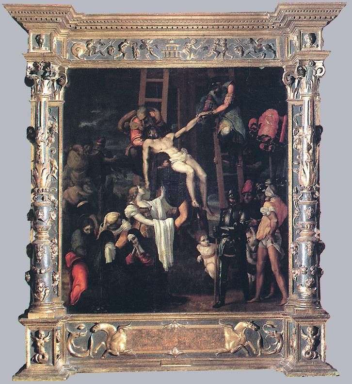 Описание картины Снятие с креста   Педро Мачука