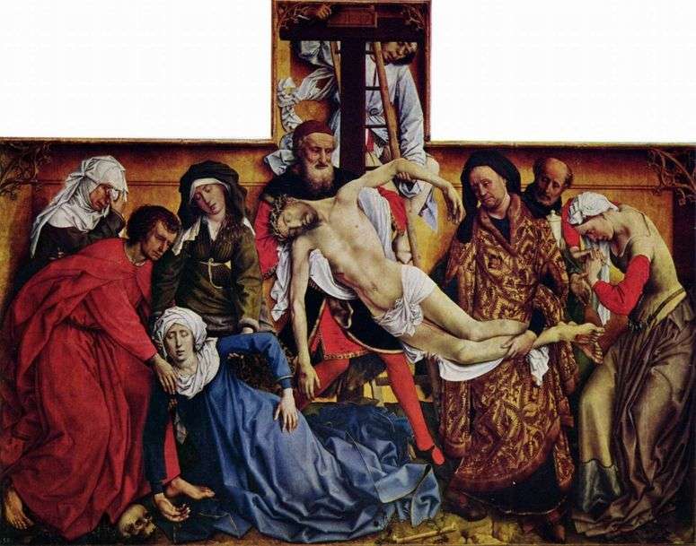Описание картины Снятие со креста   Рогир ван дер Вейден