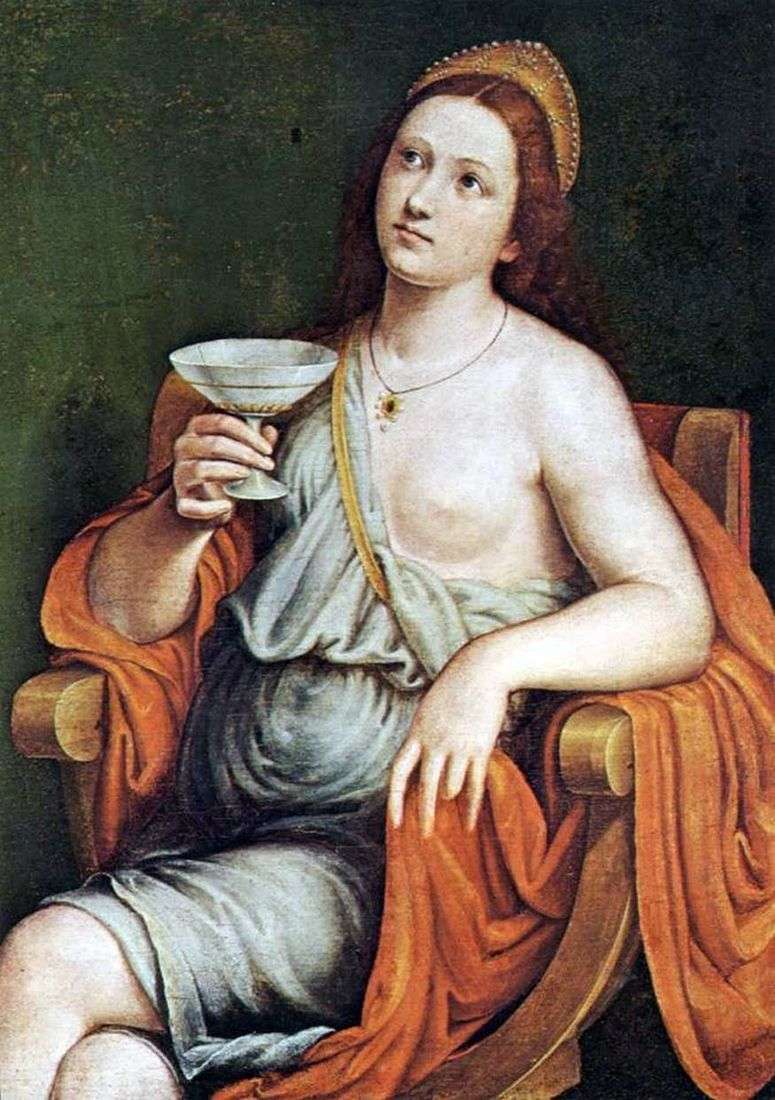 Описание картины Софонисба выпивает яд   Джованни Франческо Карото