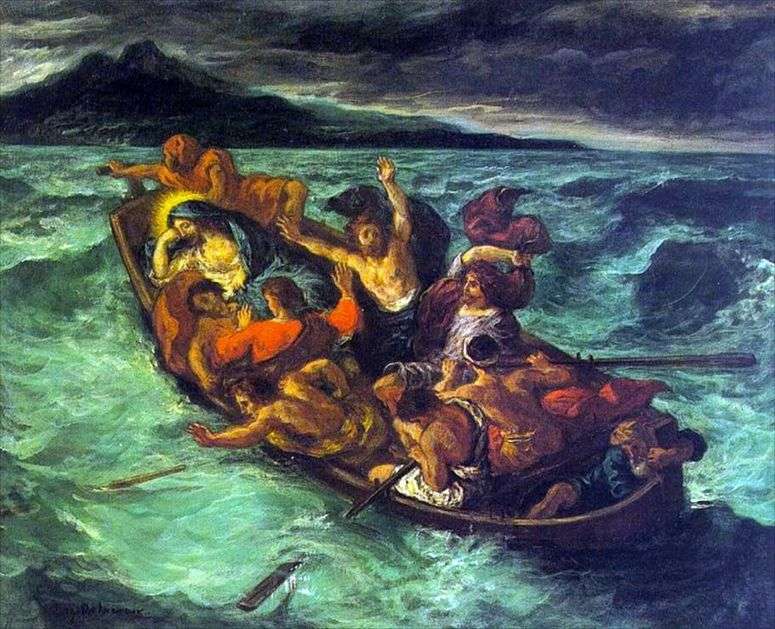 Описание картины Сон Христа во время бури   Эжен Делакруа