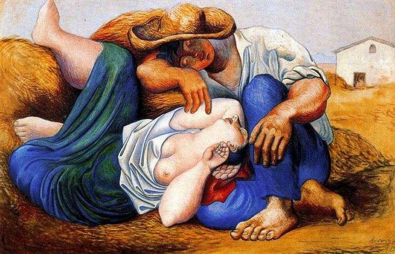 Описание картины Спящие крестьяне   Пабло Пикассо