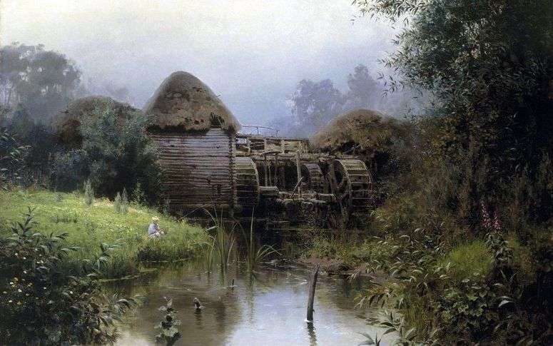 Описание картины Старая мельница   Василий Поленов