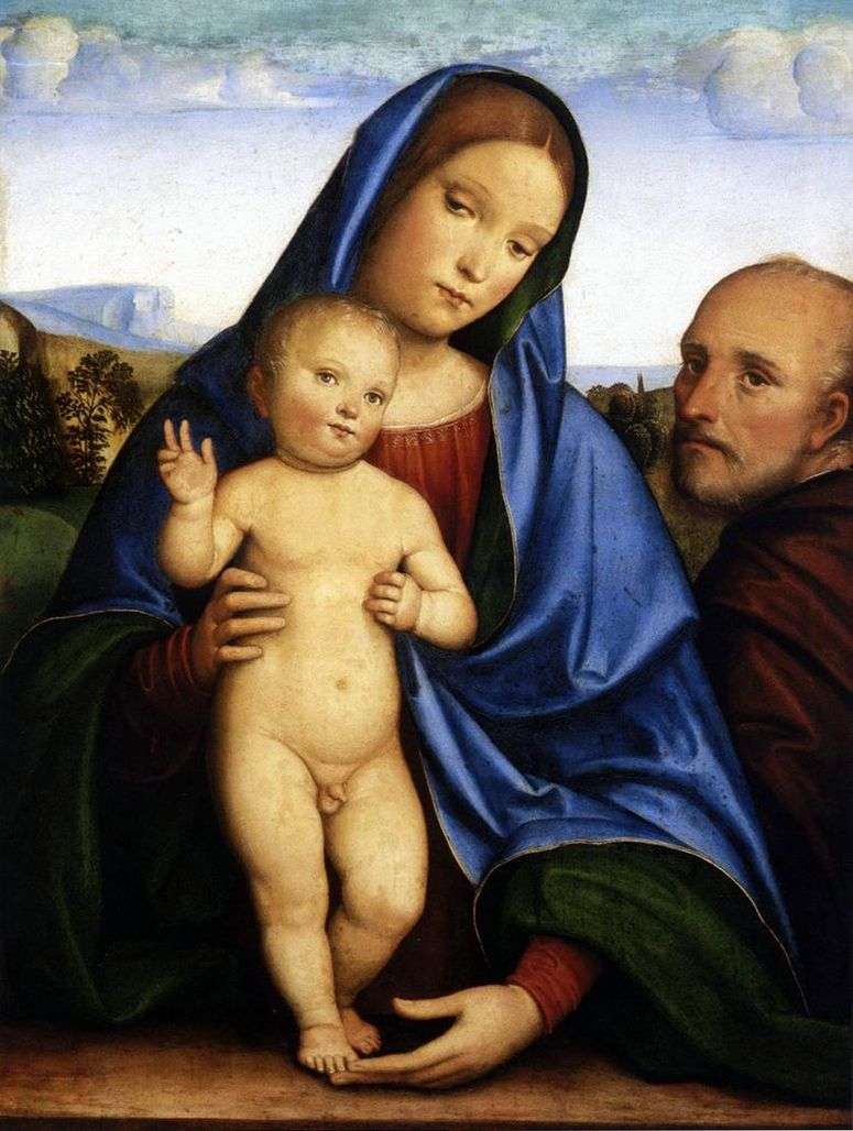 Описание картины Святое семейство   Франческо Франче