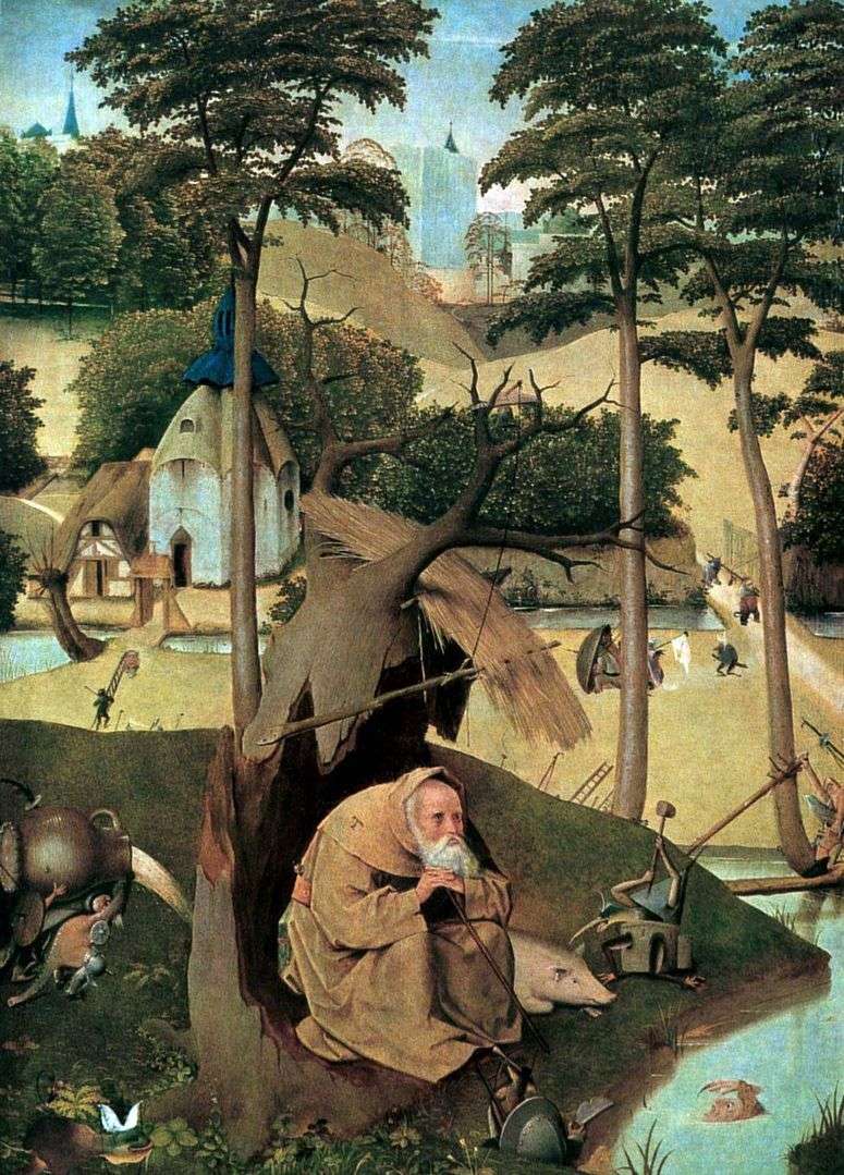Описание картины Святой Антоний   Иероним Босх