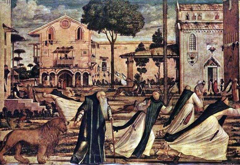 Описание картины Святой Иероним приводит в монастырь льва   Витторио Карпаччо