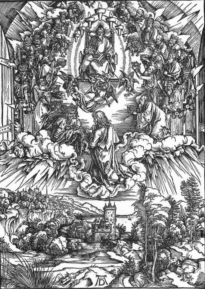 Описание картины Святой Иоанн и двадцать четыре старца   Альбрехт Дюрер