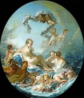Описание картины Триумф богини Венеры   Франсуа Буше