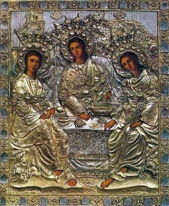 Описание картины Троица   Икона