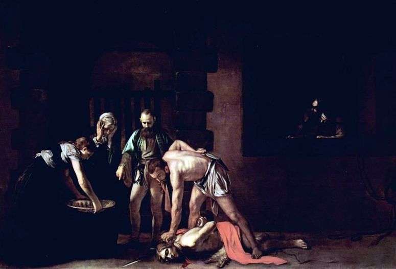 Описание картины Усекновение головы Иоанна Крестителя   Микеланджело Меризи да Караваджо