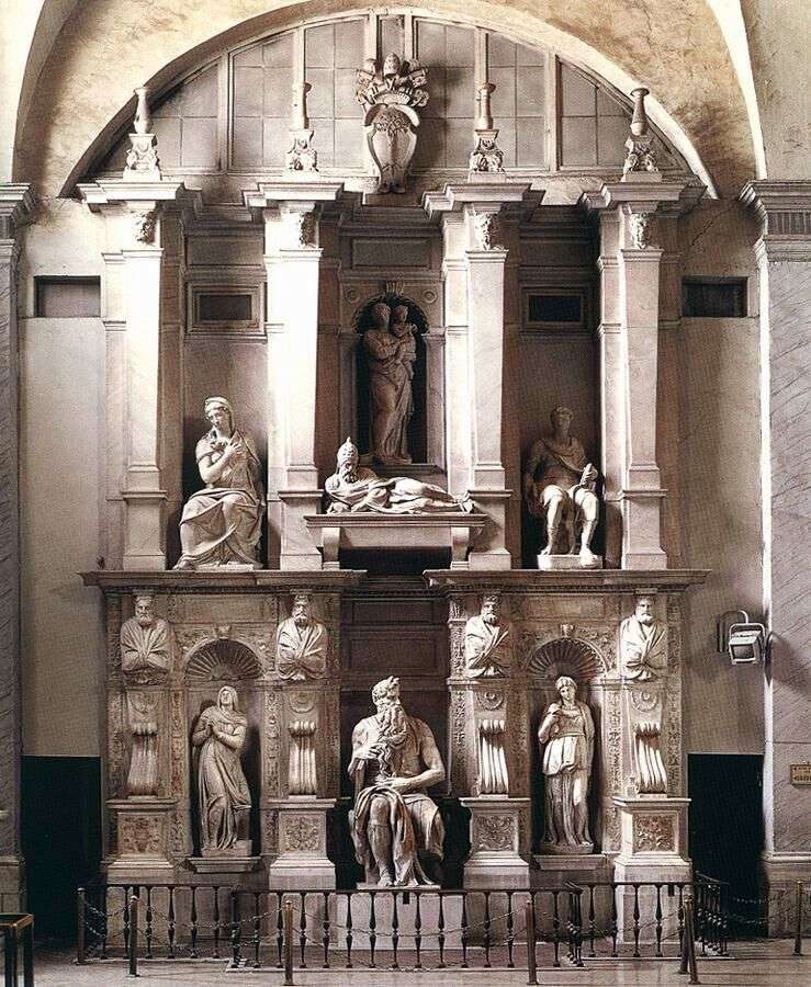 Описание картины Усыпальница Юлия II   Микеланджело Буонарроти