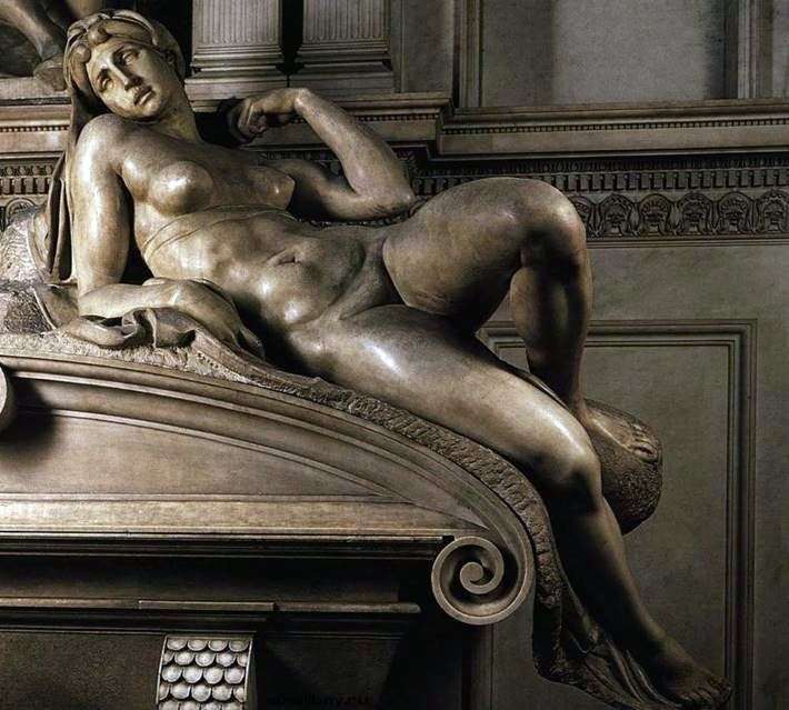 Описание картины Утро (скульптура)   Микеланджело Буонарроти