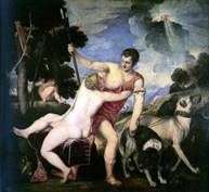 Описание картины Венера и Адонис   Тициан Вечеллио