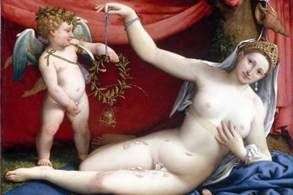 Описание картины Венера и Купидон   Лоренцо Лотто