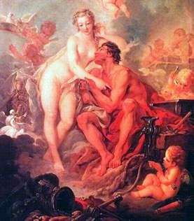 Описание картины Венера и Вулкан   Франсуа Буше