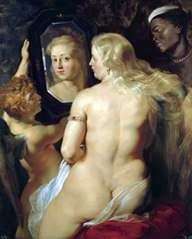 Описание картины Венера у зеркала   Питер Рубенс