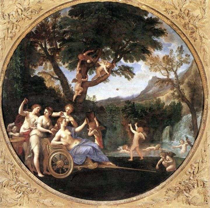 Описание картины Весна (Туалет Венеры)   Франческо Альбани