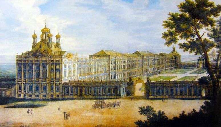 Описание картины Вид Большого дворца   Фридрих Гартман Баризьен