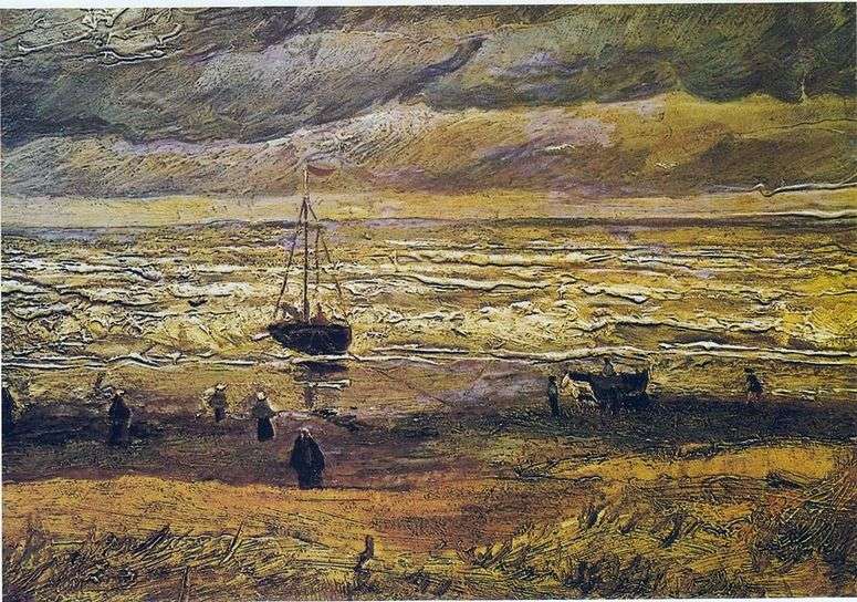Описание картины Вид на море в Схевенингене   Винсент Ван Гог