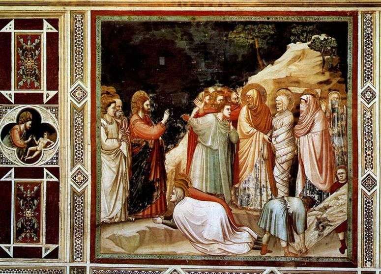 Описание картины Воскрешение Лазаря   Джотто ди Бондоне