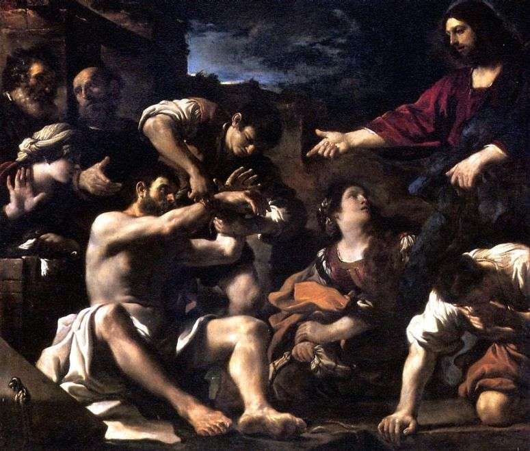 Описание картины Воскрешение Лазаря   Гверчино
