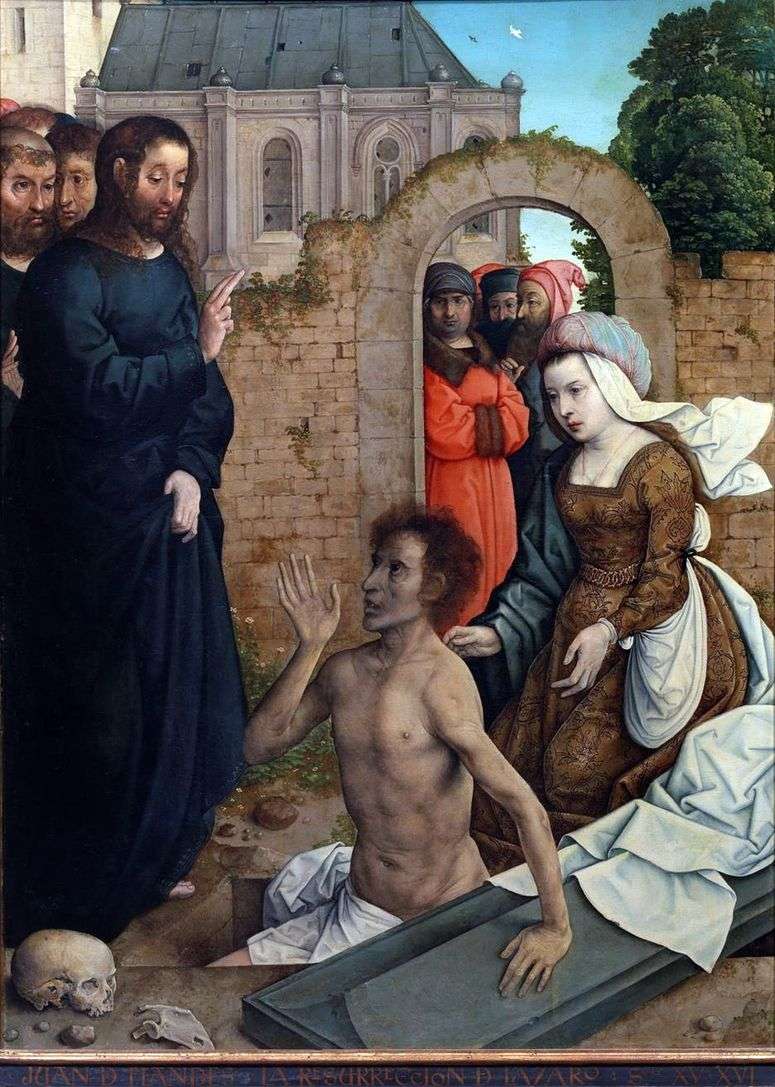 Описание картины Воскрешение Лазаря   Хуан де Фландес