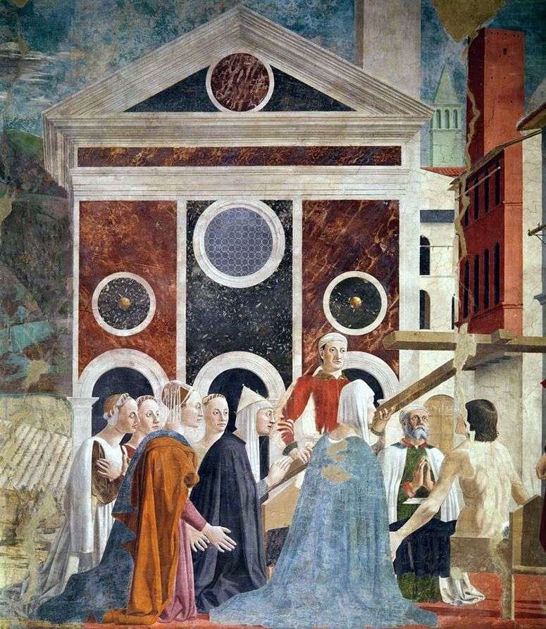 Описание картины Воздвижение святого креста   Пьеро делла Франческа