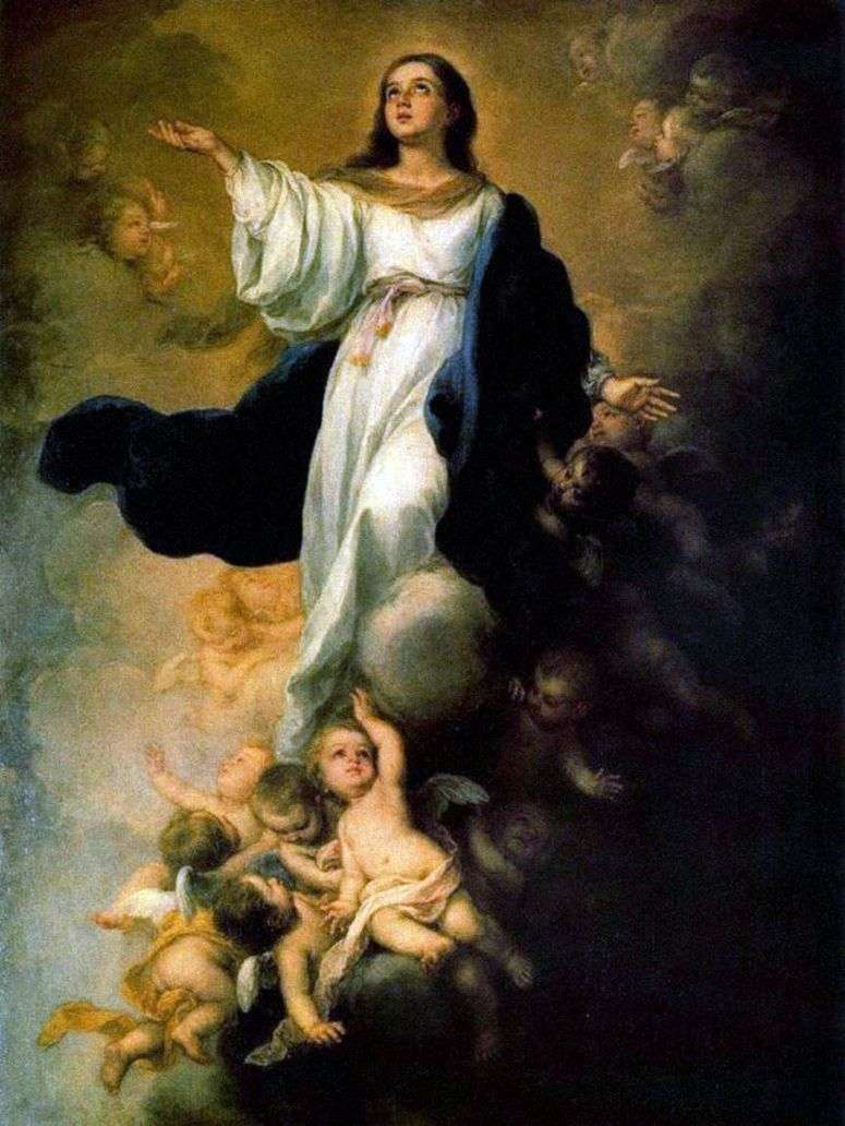 Описание картины Вознесение Девы Марии   Бартоломе Эстебан Мурильо