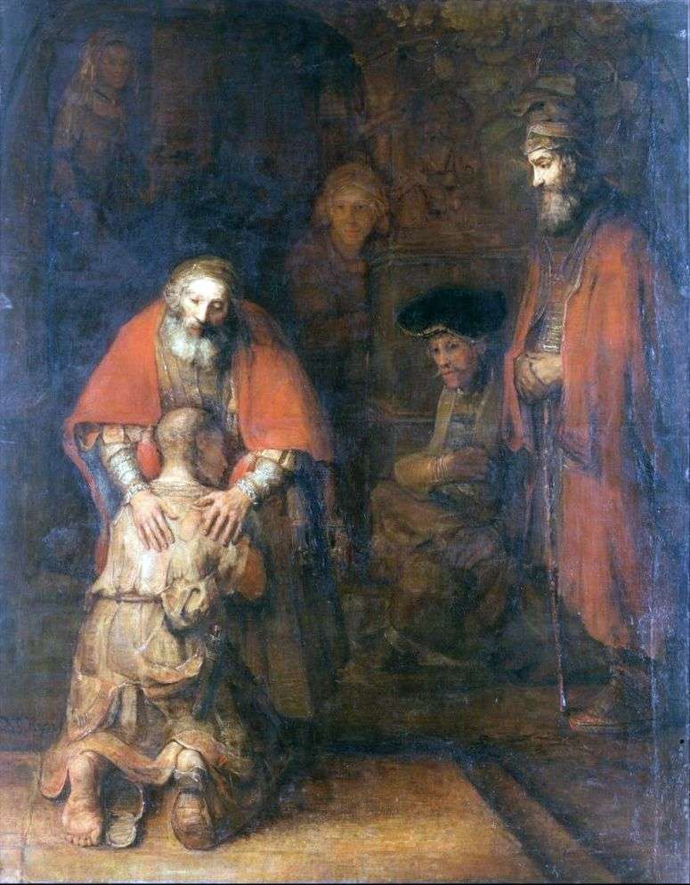 Описание картины Возвращение блудного сына   Рембрандт Харменс Ван Рейн