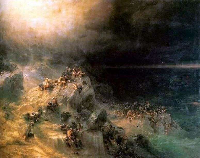 Описание картины Всемирный потоп   Иван Айвазовский