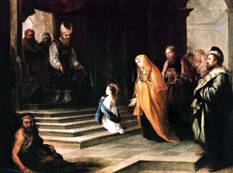 Описание картины Введение Девы Марии в храм   Бартоломео Эстебан Мурильо