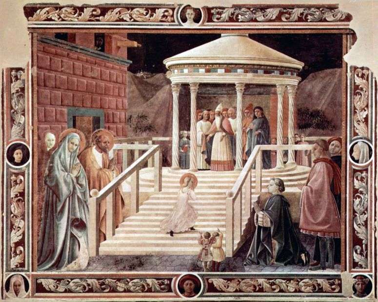 Описание картины Введение во храм пресвятой Богородицы   Паоло Уччелло