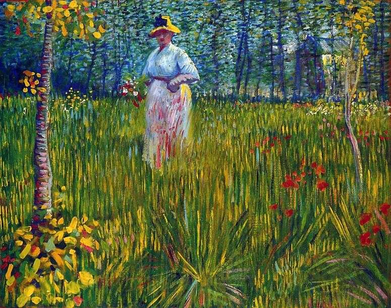 Описание картины Женщина в саду   Винсент Ван Гог