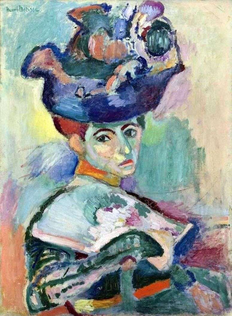 Описание картины Женщина в шляпе   Анри Матисс
