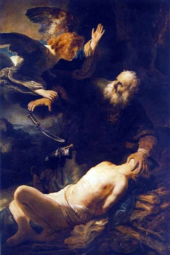 Описание картины Жертвоприношение Авраама   Рембрандт Харменс Ван Рейн
